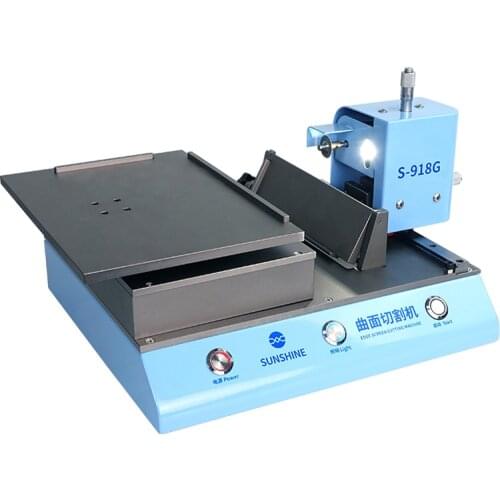 SUNSHINE S-918G Edge Cutting Machine Precision Flat Curve LCD Screen Cutter for Phone Huawei Samsung Touch Screen Repair Machin