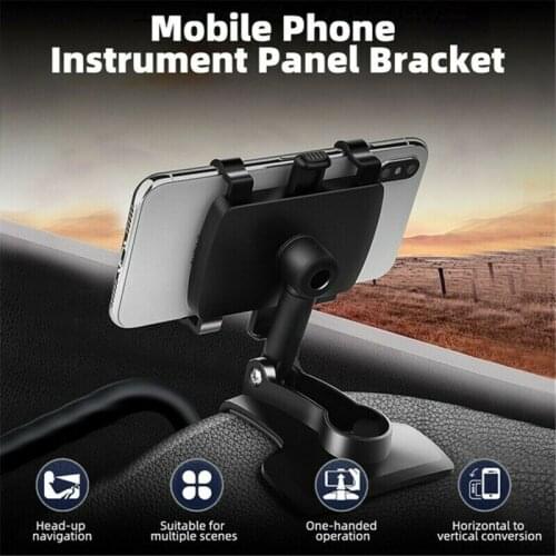Universal Car Dashboard Clip Mount Holders For Mobile Phone Holder Foldable Stand Portable Cell Phone Holder Supports Accessory