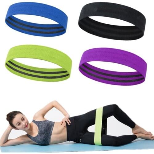 Increase The Strength Thickening Hip Elastic Resistance Hip Bands Exercise for Thigh Hips Glutes Bridge Fitness Workout Bands