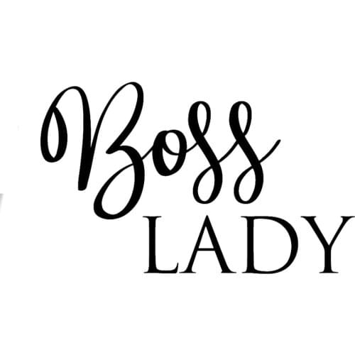 Boss Lady Vinyl Car Sticker Decal High Quality Window New Waterproof Decals Rear windshield T064