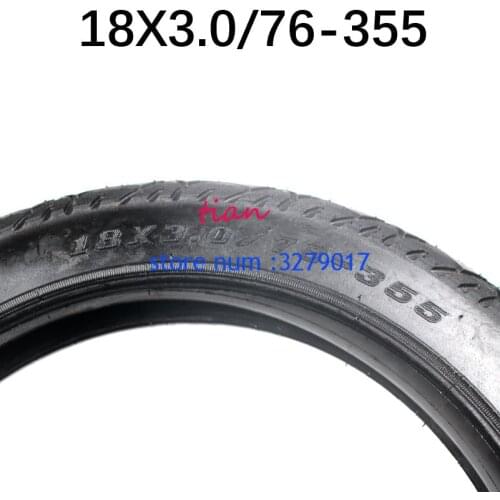 Good Quality 18 x 3.0 inner and outer tire with a bent Valve fits many gas electric scooters and e-Bike New