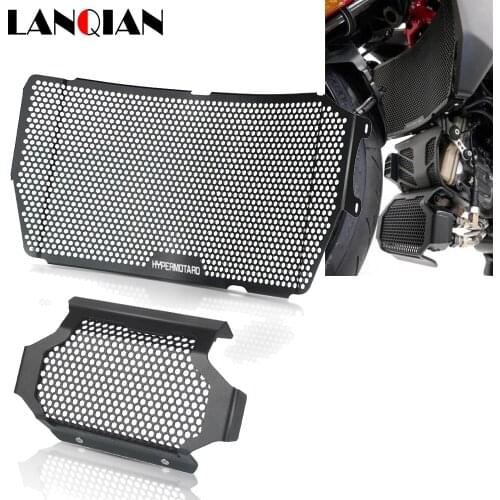 Motorcycle Radiator Grille Guard Cover Oil Cooler Protection For Ducati Hypermotard 950 RVE SP 2019 2020 2021 Hypermotard950