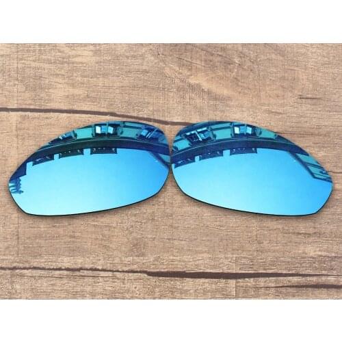 Vonxyz Ice Mirror Polarized Replacement Lenses for-Oakley Straight Jacket 2007 Frame