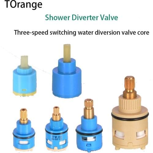 Spool Three-stage diverter valve core 22 / 26mm shower three-stage switch faucet valve core valve switch accessories