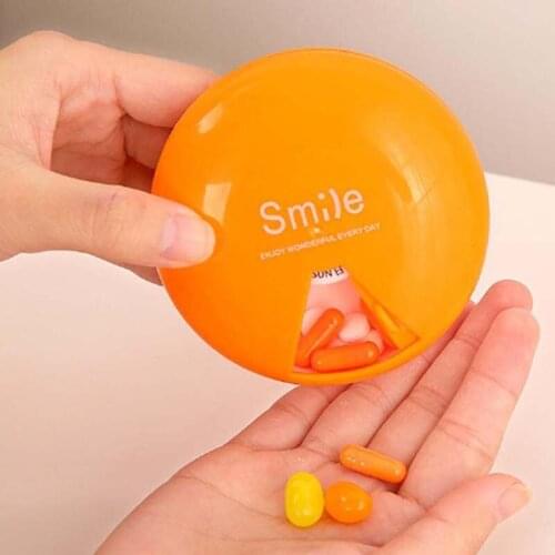 1 PC 7 Days Weekly Tablet Pill Medicine Box Holder Storage Organizer Container Case Pill Box Splitters 5 Color