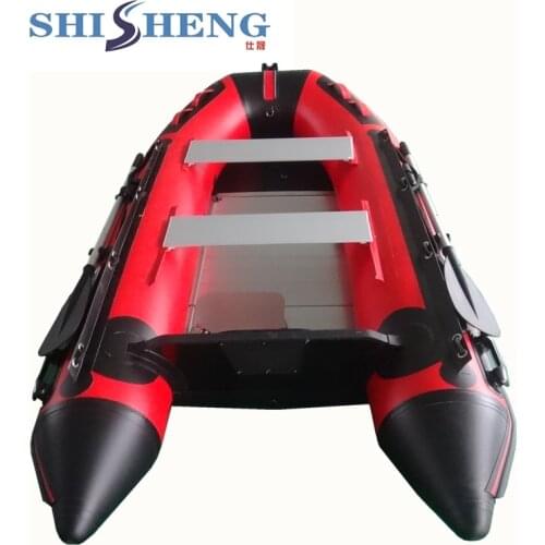 2018 top selling 0.9mm red and black fishing boat