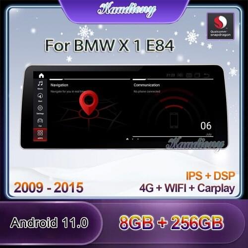 Kaudiony 10.25" 12.5" Android 11 Car Radio Automotivo For BMW X1 E84 Car DVD Multimedia Player Auto GPS Navigation 4G 2009-2015