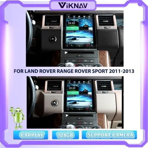Tesla Screen For Land Rover Range Rover Sport 2011-2013 Car 2 Din Android 10.0 Multimedia Player 10.4 inch Car Radio GPS