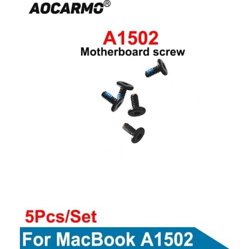 Aocarmo 5Pcs/Lot For MacBook A1502 Inside Motherboard Screws Bolt Replacement Parts