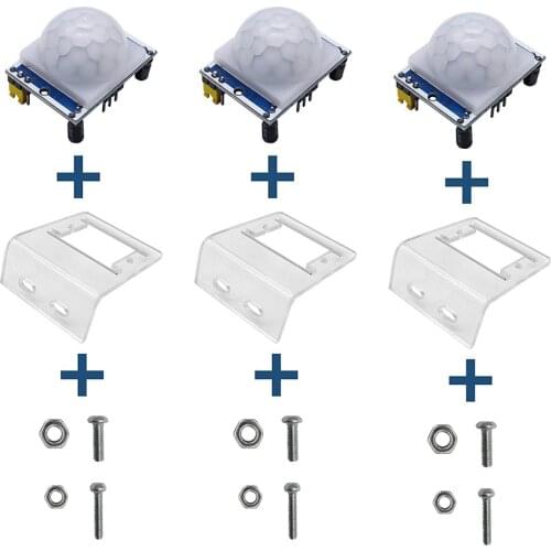 HC-SR501 Adjust IR Pyroelectric Infrared PIR Motion Sensor Detector Module for Arduino raspberry pi DIY kits