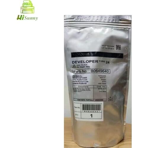 Imported Type 24 Developer B0649640 B064-9640 For Ricoh MP6000 MP7000 MP8000 MP 6000 7000 8000 Refilled Iron Powder