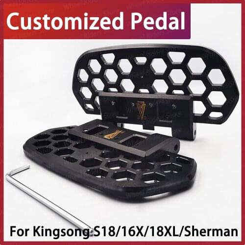 Customized EUC CNC Pedals Kingsong S18 Unicycle KS-S18 Electric Unicycle Pedal E-unicycle Monowheel Parts
