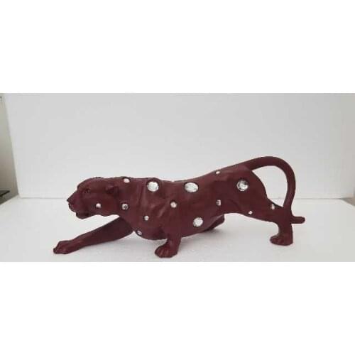 JAGUAR COUGAR LEOPARD DECOR CRYSTAL DIAMOND GEM