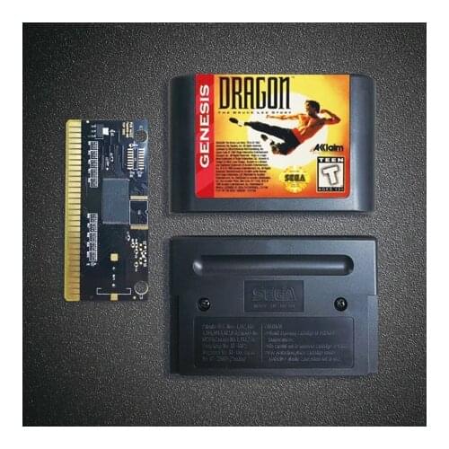 Dragon the Bruce Lee Story - 16 Bit MD Game Card for Sega Megadrive Genesis Video Game Console Cartridge