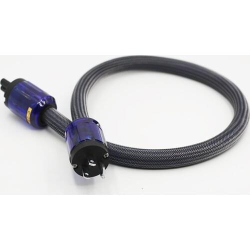 Furukawa OFC copper US version Power Cord Cable Audiophile Power Cord Cable Schuko Plug With Figure 8 IEC C7 AC Cord