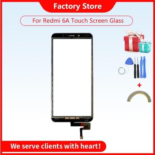 AAA Quality Touch Screen Panel For Xiaomi Redmi 6A Touch Screen Sensor Glass For Xiaomi Redmi6 Digitizer Panel Front Glass Parts