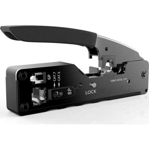 RJ45 Network Cable Pliers 6P 8P Crystal Head Dovetail Clip Crimper For Cat5e Cat6 Cat 7 Networking Crimping Tools RJ 45