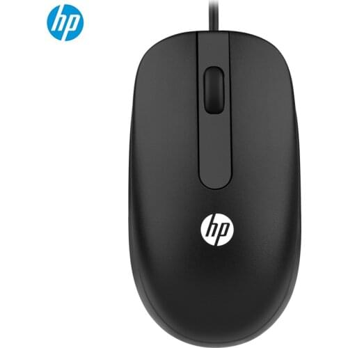 HP wired mouse 1000 DPI laptop PC Games office home business USB mouse