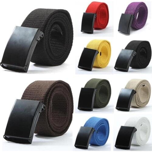 Fashion Men Women Belts Military Tactical Waistband Canvas Wide Belt Casual Outdoor Sports Clothes Accessories