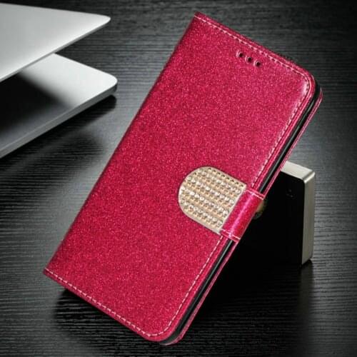 For BQ Aquaris U Plus U2 Lite V VS Plus BQ 5020 5022 5065 Luxury Fashion Bling Glitter Leather Case Classical Flip Wallet Cover