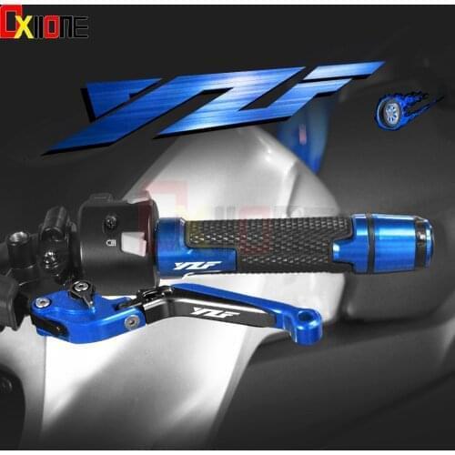 Motorcycle Brake Clutch Levers Handlebar Hand Grip Ends For Yamaha YZF R1 R1M R1S YZF R3 2015-2020 YZFR6 2017-2020 Accessories