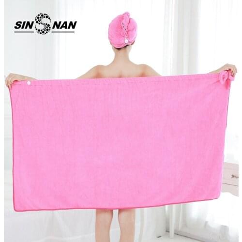 SINSNAN Microfiber Super Absorbent Bath/Beach Towel For Women Girls Ladys Soft Shower Swimming Spa Sport Travel Magic Towels