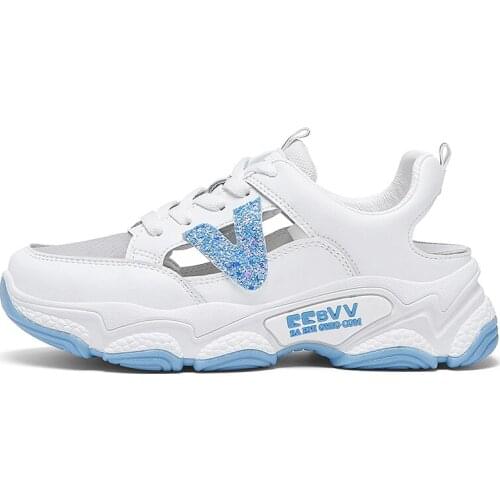 Round Toe Platform Low-Top Shoes Breathable Mesh Lace-Up Casual Shoes Water Platform WomenS Shoes