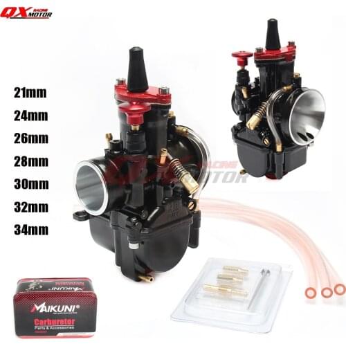 High Quality MAIKUNI 21 24 26 28 30 32 34mm PWK carburetor carb universal 2T 4T engine motorcycle scooter UTV ATV Dirt Bike CUB