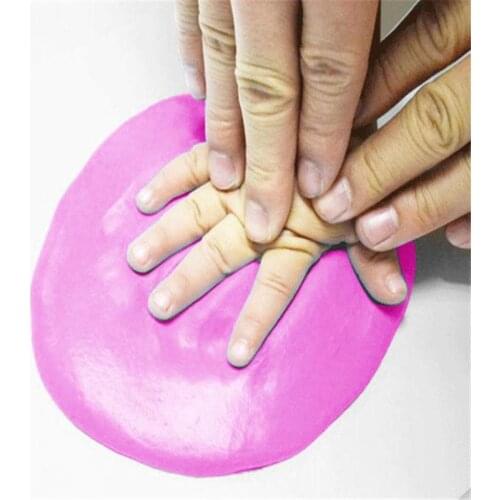 Baby Care Air Hand Foot Inkpad Drying Soft Clay Baby Handprint Footprint Mud Imprint Casting Hand Inkpad Fingerprint