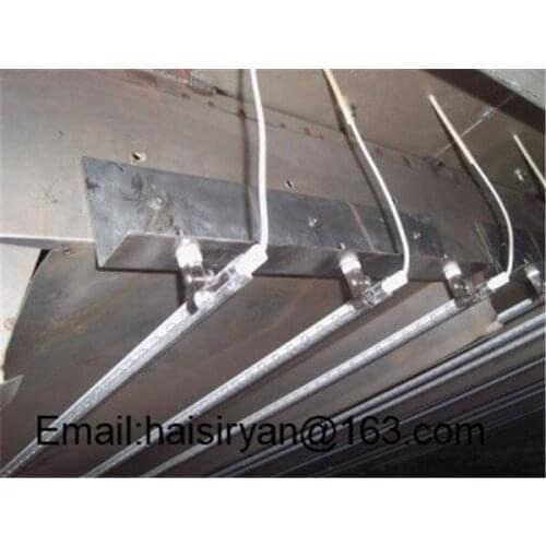 Customized 350w 500mm far Single tube Electric halogen IR quartz glass heater lights