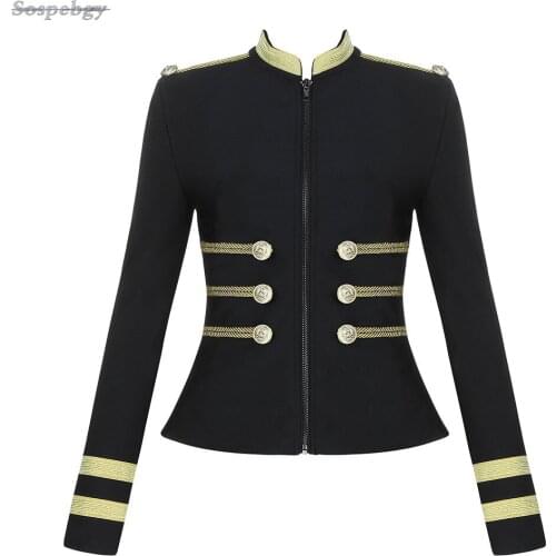 2021 Autumn Womens Long-sleeved Bandage Jacket Button Bright Line Stitching Tight Round Neck All-match Street Flight Jacket