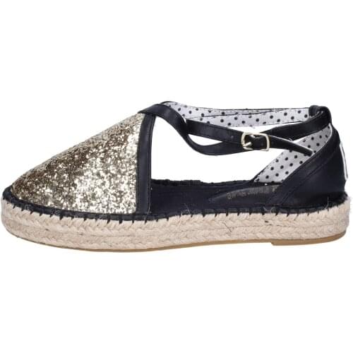 Or-JOO sandals women gold glitter