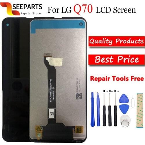 100% Tested 6.4" For LG Q70 LCD Display Touch Screen Digitizer Assembly For LG Q70 LM-Q620WA LM-Q620VAB LM-Q730N LCD Display