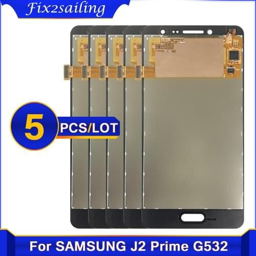5 pcs 100% Tested LCD Screen For Samsung Galaxy J2 Prime G532 G532F LCD Display Touch Screen Digitizer Assembly Repair Parts