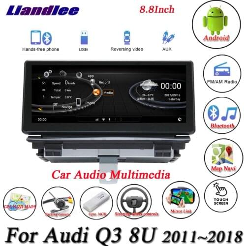 Car Android Multimedia System For Audi Q3 8U RS 2011-2018 Radio GPS Navigation Player Carplay Androidauto Stereo HD Screen