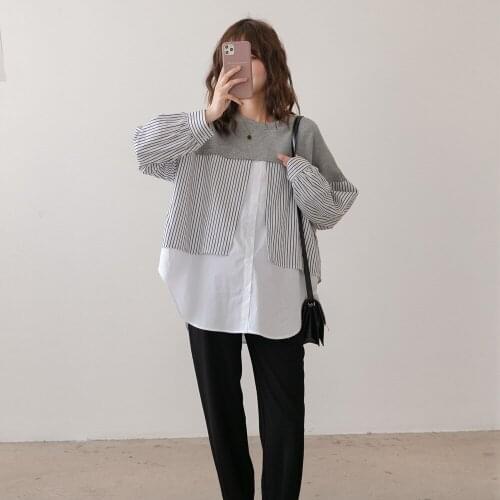 Dochamloe Womens Striped T-shirts