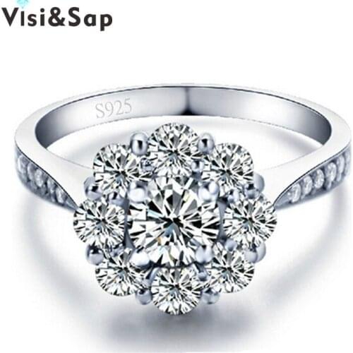 Eleple Elegant wedding ring fashion jewelry size 6-10 vintage bijoux rings for women Gifts Dropshipping Support VSR047