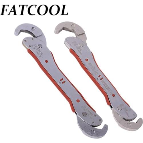 FATCOOL NEW 1PCS Multi-function Universal High Quality Quick Snap and Grip Adjustable Spanner Household Spanner Tools