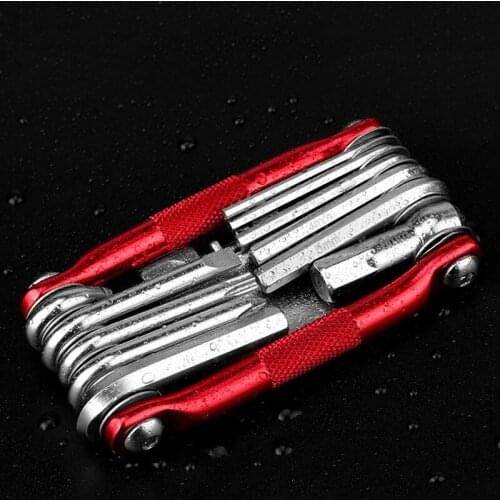Bicycle Multifunctional Wrench 11 in 1 Folding Portable Screwdriver