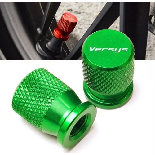VERSYS Motorcycle Tire Valve Air Port Stem Cover Cap CNC Aluminum Accessories for Kawasaki Versys 650 1000 X300 2008 - 2019 2020