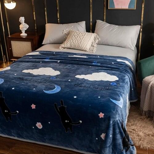 Light Thin Mechanical Wash Flannel Blanket Plaids Super Warm Soft Blankets Throw on Sofa/Bed/ Travel Patchwork Solid Bedspread