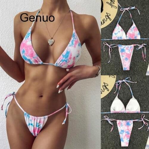 Summer Sexy Bikini Set Women Swimwear Thong Beach Triangle Swimsuit Bathing Swimming Suit Biquini Maillot De Bain Swim Wear