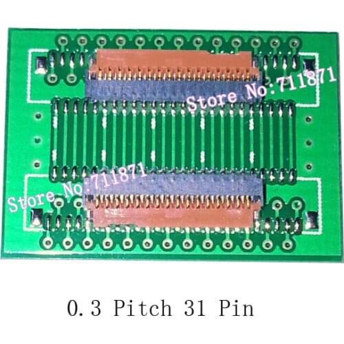 MiPi 0.3 Pitch 31P FPC Extension Connector 31 Pin FPC Adapter 0.3mm 31P to 31Pin FPC cable Extension joint extend Socket 31P FPC