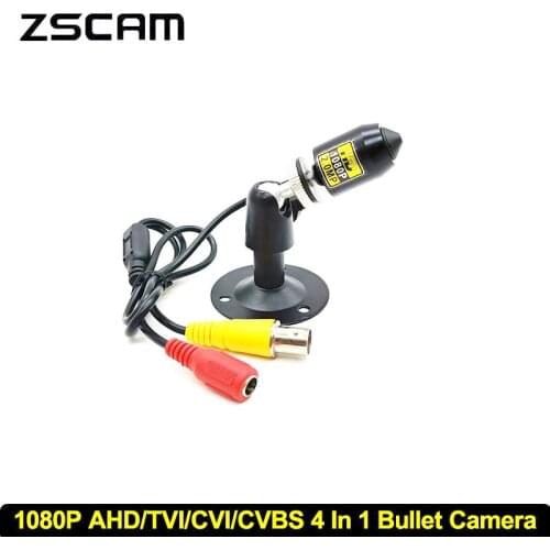 New 1080P AHD/TVI/CVI/CVBS 4 In 1 Home Security Bullet Camera 2MP Sony IMX323 Chip Color Wired HD UTC Camera