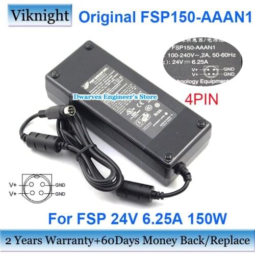 Original FSP150-AAAN1 24v 6.25a 150w ac adapter for Fsp laptop adapter charger 4 pin