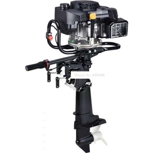 9 Horsepower Boat Outboard Engine Air-cooling Gasoline Fuel Short Shaft Four 4 strok Outboard Motor For Inflatable Boat