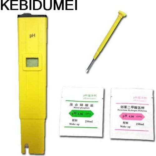 PH Meter Water Tester Portable Pen Pocket Digital Quality Measure Range 0.0-14.0pH tools for Aquarium Pool Water Laboratory Soil
