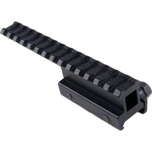 US Warehouse Tactical Extension Rail Mount High Riser Base Converter Fit 20mm Rail for Riflescopes Airsoft Gun