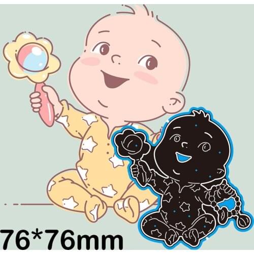 Cutting Dies Baby New for Decoration Scrapbooking Stencil Paper Craft Album Template 76*76mm