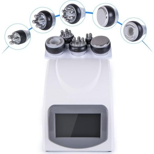 Surebeauty 5-1 Ultrasonic 40khz RF Radio Frequency Led Photon Therapy Vacuum Facial and Body Slimming Beauty Machine